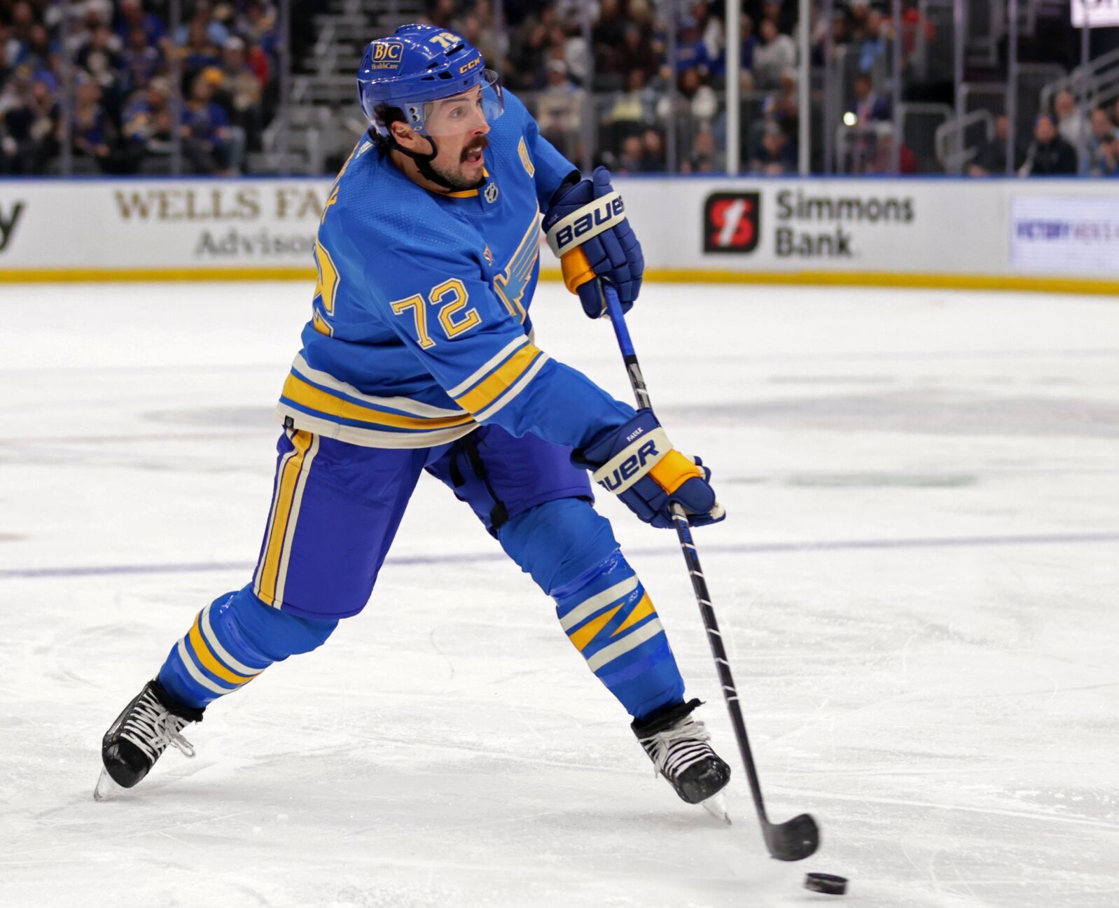 Blues 6, Ducks 2